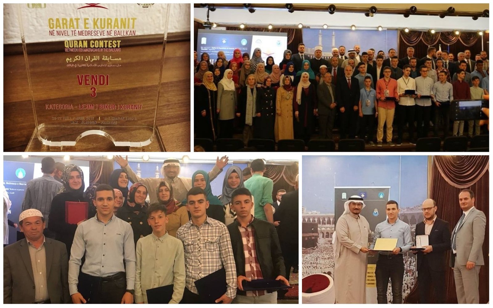 Medreseja Isa Beu në garat Kur’anore Ballkanike triumfon me 5 çmime të fituara si dhe me një çmim special Medreseja Isa Beu në garat Kur’anore Ballkanike triumfon me 5 çmime të fituara si dhe me një çmim special